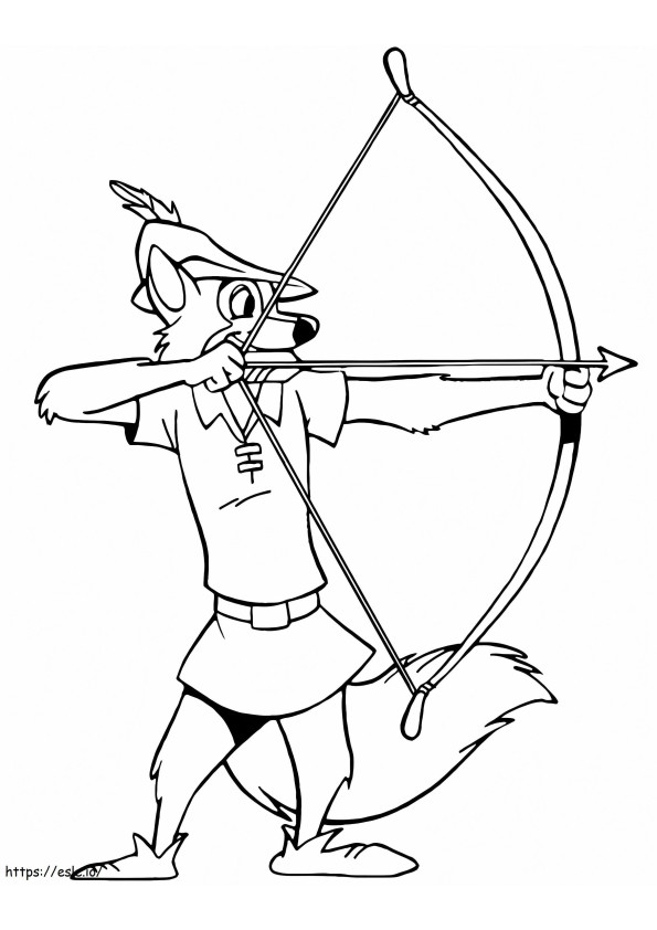 Robin Hood 2 Gambar Mewarnai