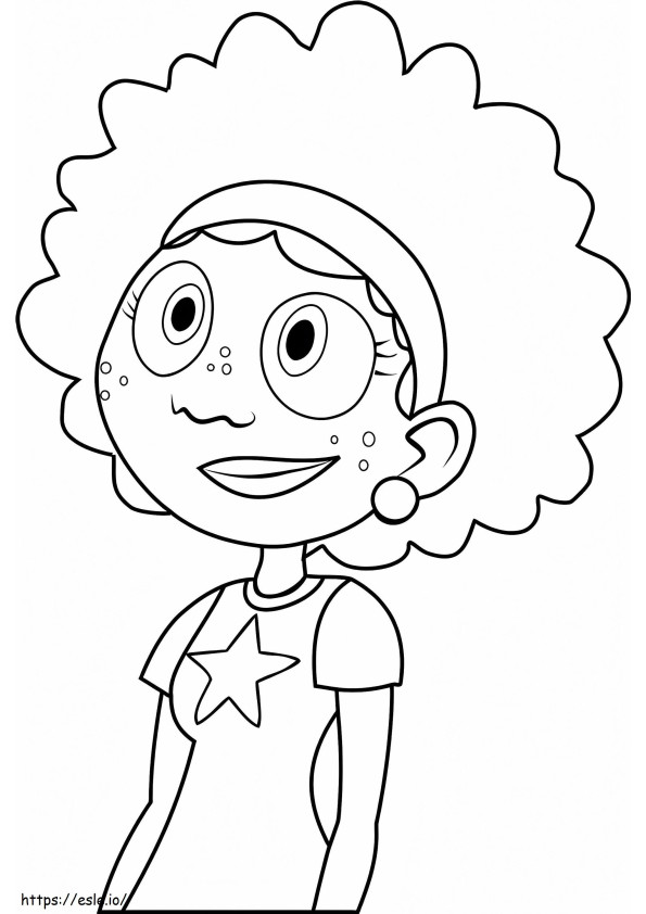 Koki From Wild Kratts coloring page