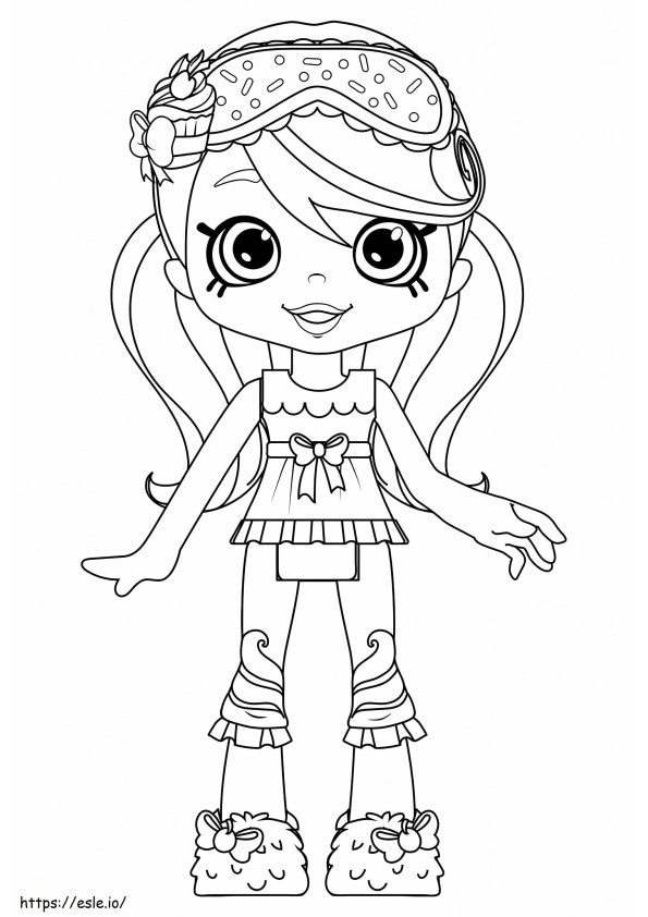 Lovely Jessicake coloring page