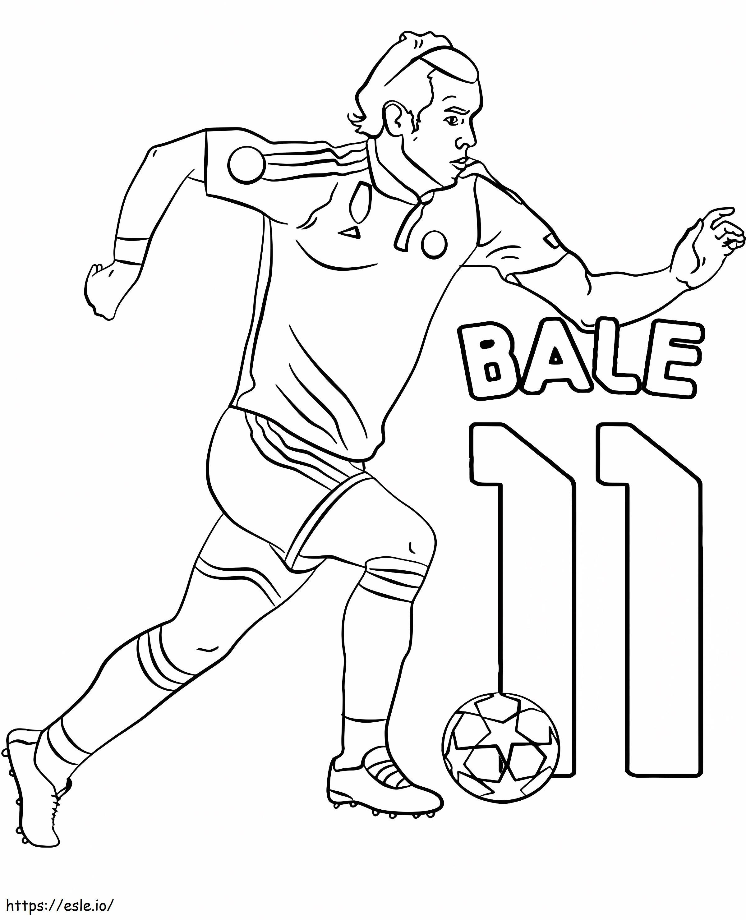 Gareth Bale 2 kleurplaat kleurplaat