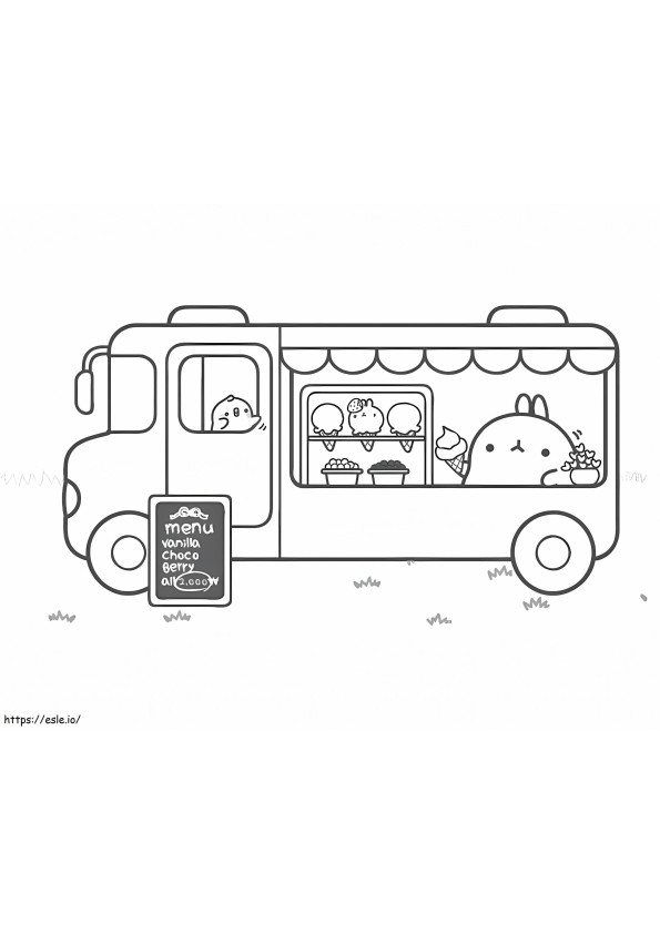 Molang Jual Es Krim