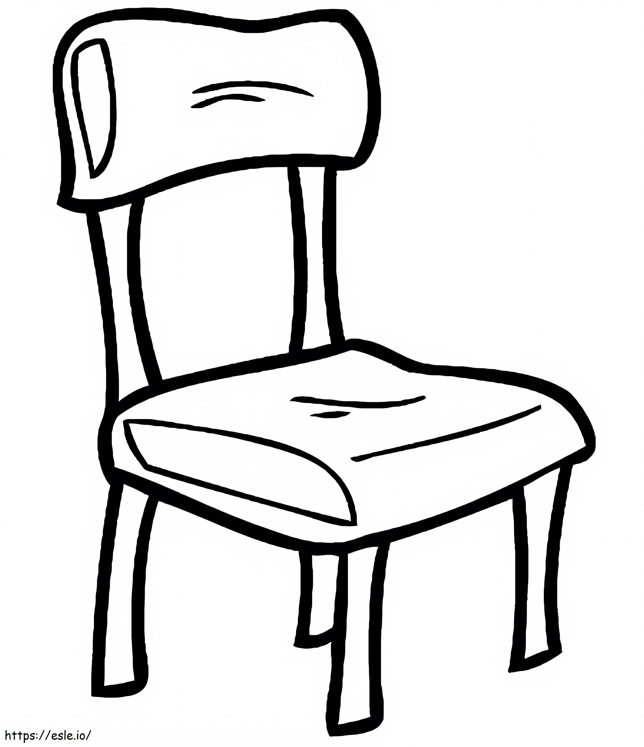 Free Printable Chair coloring page