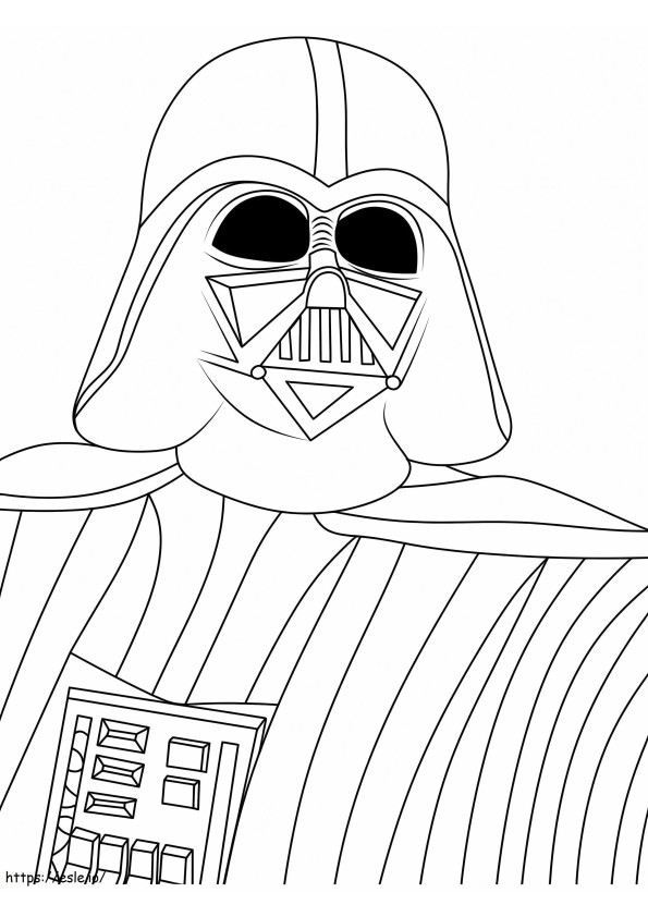 Darth Vader 6 coloring page