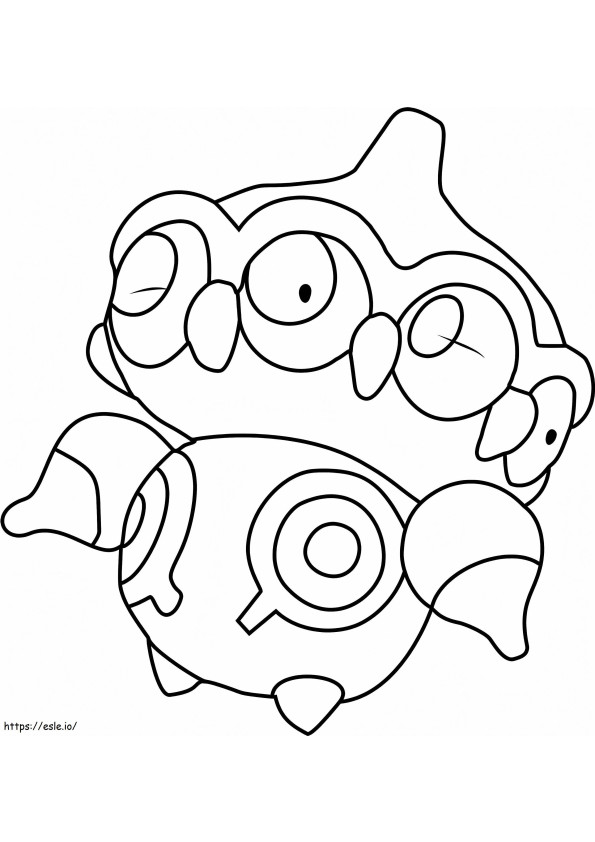 Pokemon Claydol di terza generazione da colorare