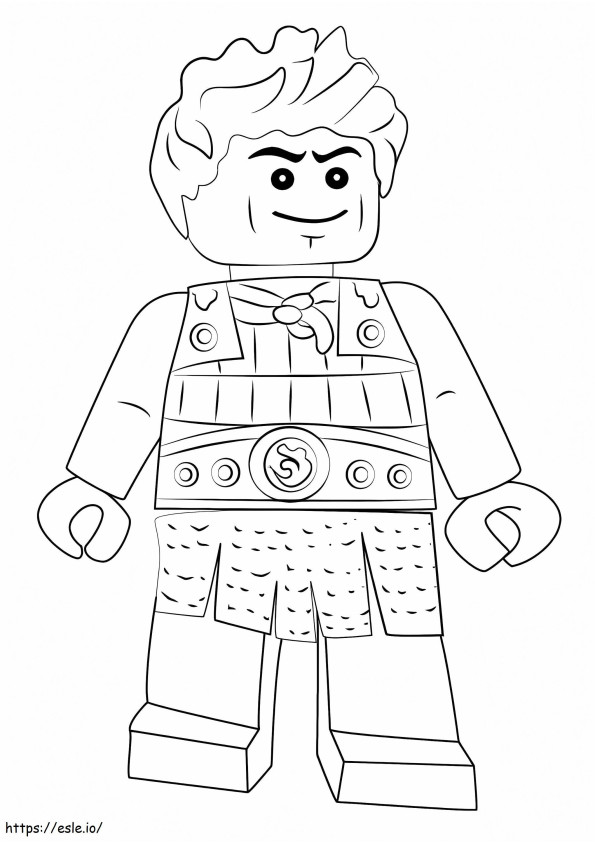 Lego Ninjago Ash värityskuva