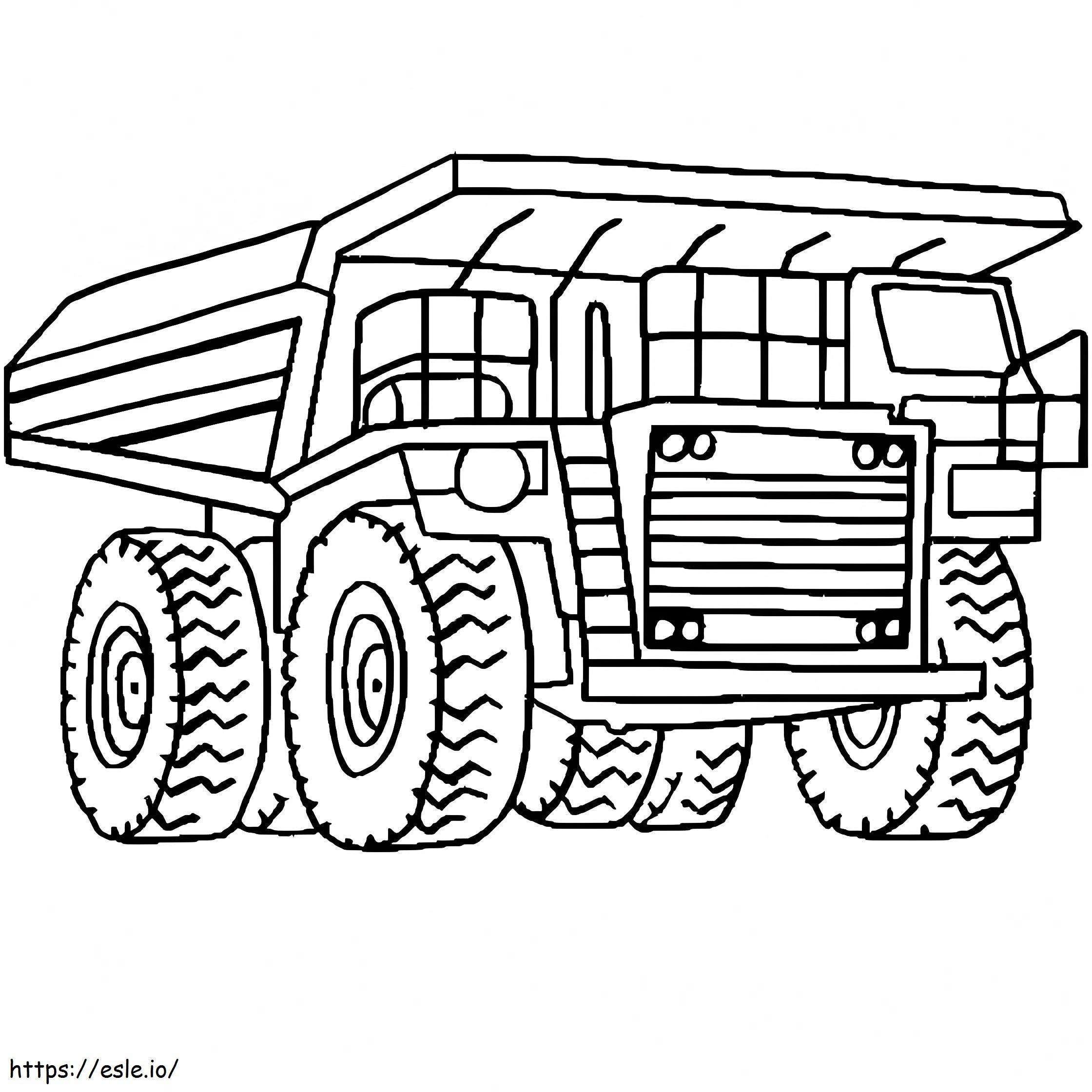 Good Truck coloring page