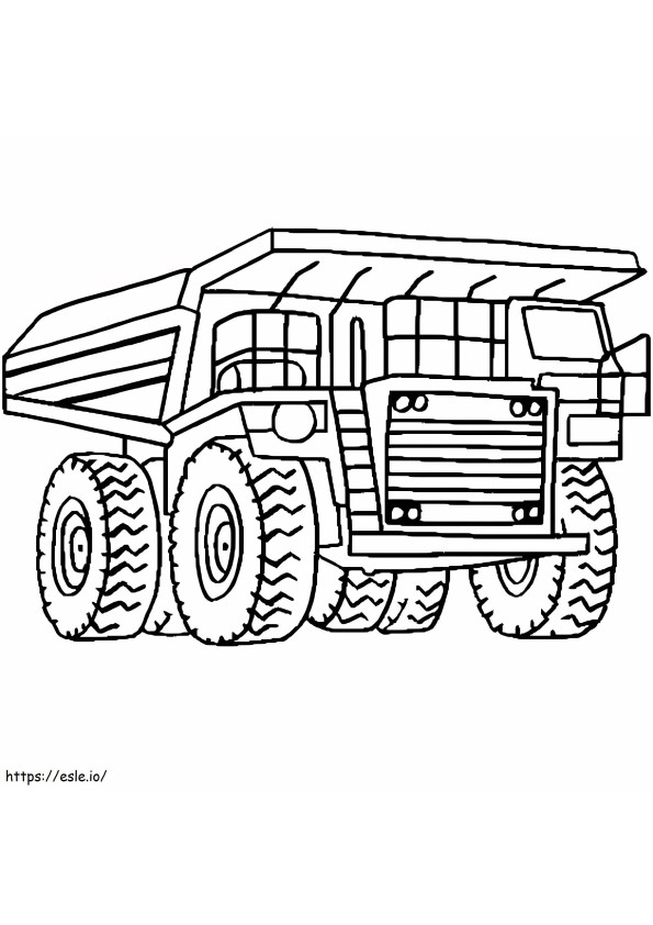 Good Truck coloring page