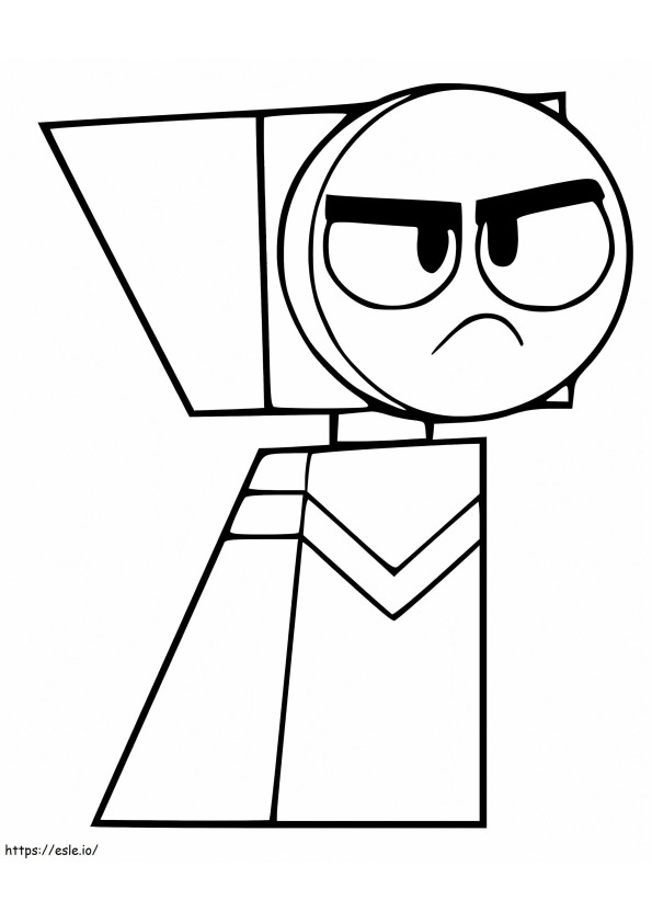 Master Frown In Unikitty coloring page