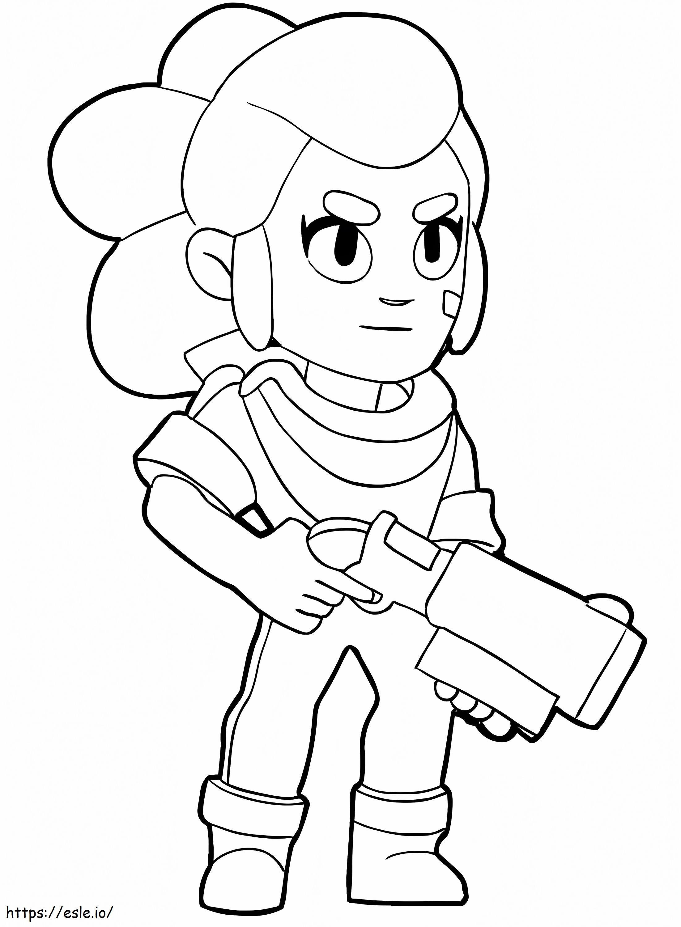 1591753088 Brawl Stars Shelly coloring page