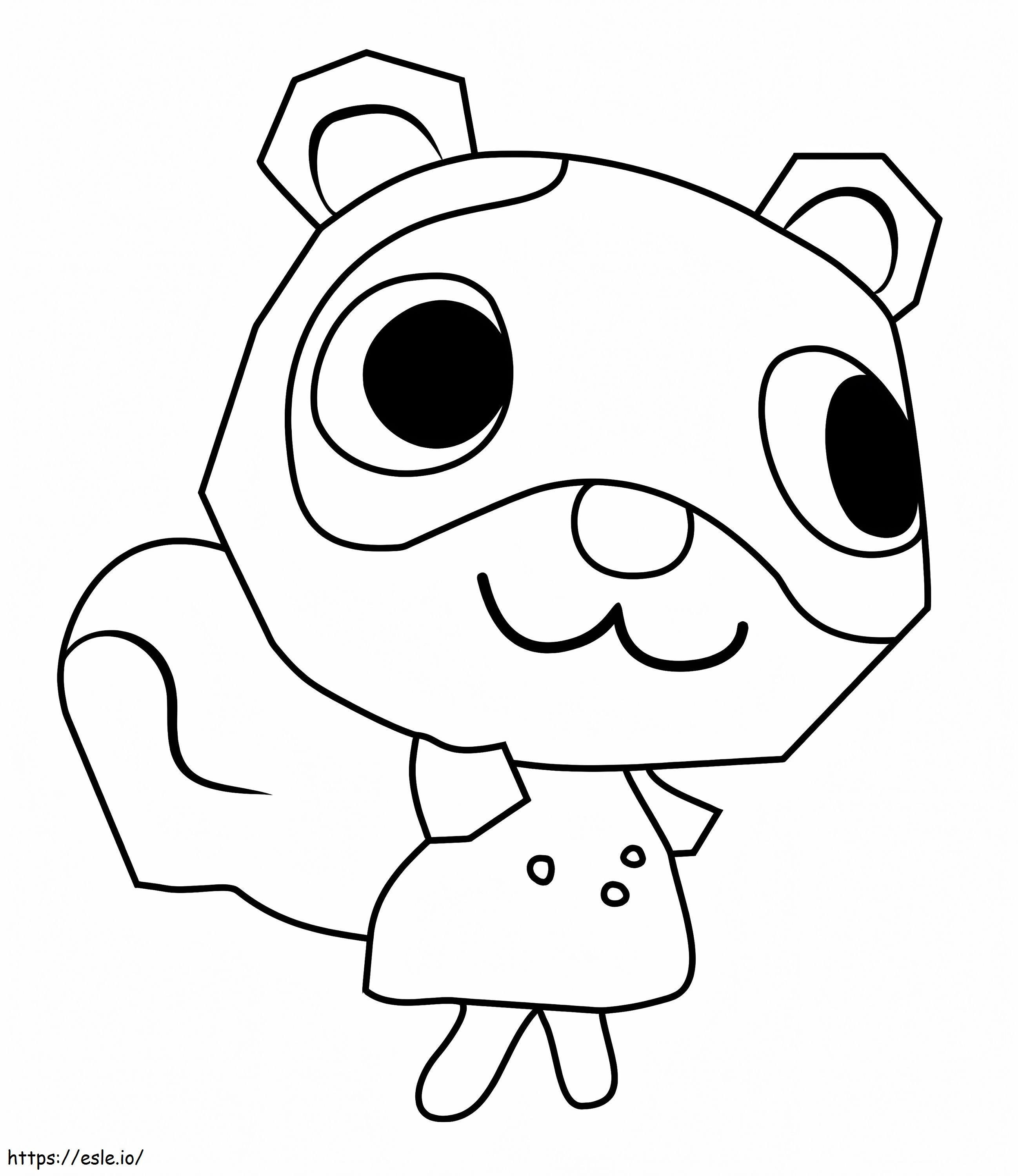 Sylvana From Animal Crossing coloring page