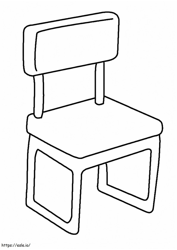 Krzesło Dla Dzieci kolorowanka
