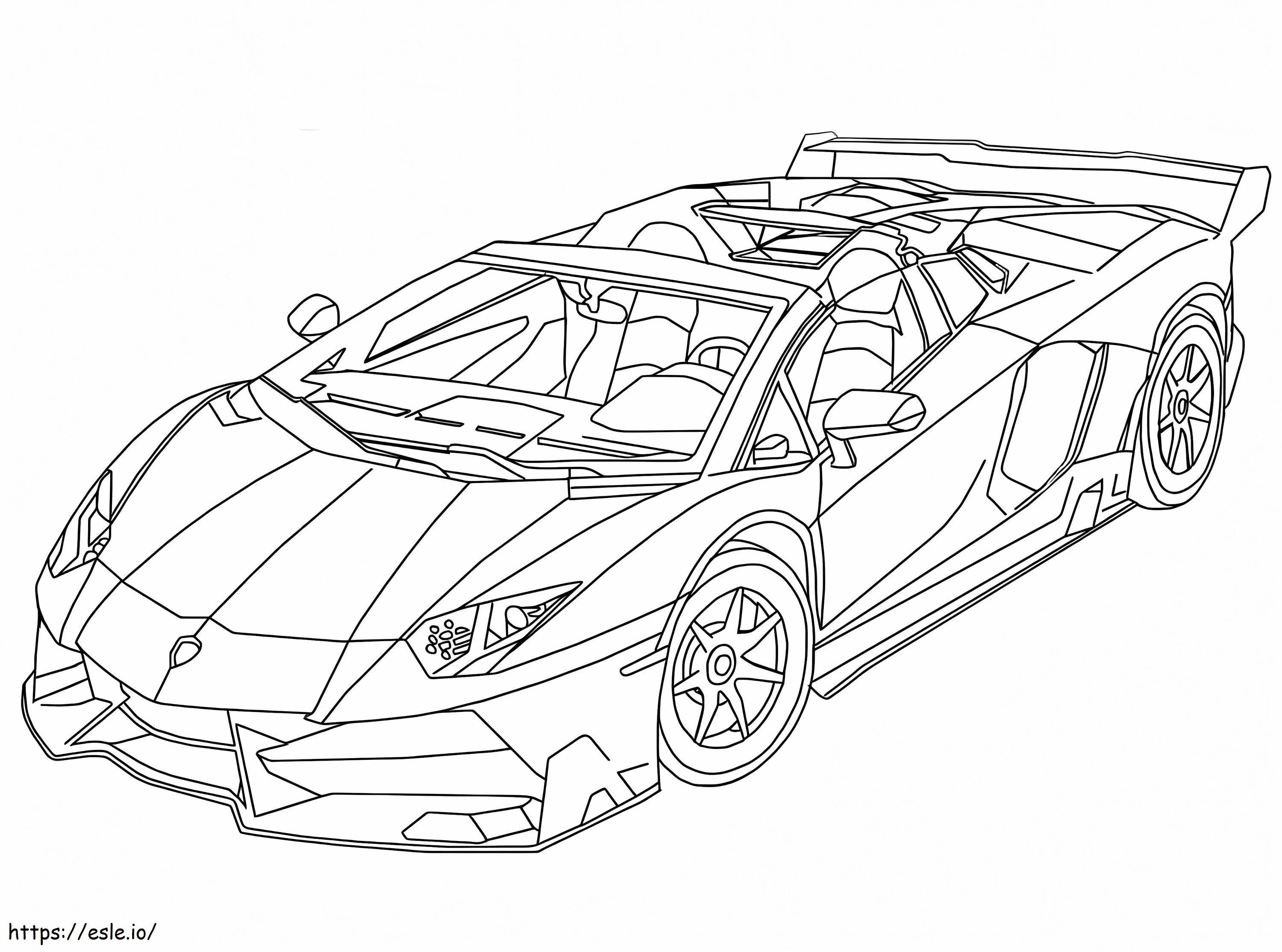 Lamborghini 16 para colorir