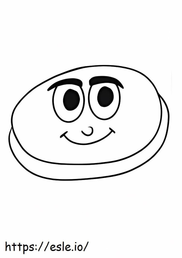 Jelly Beans Smiling coloring page