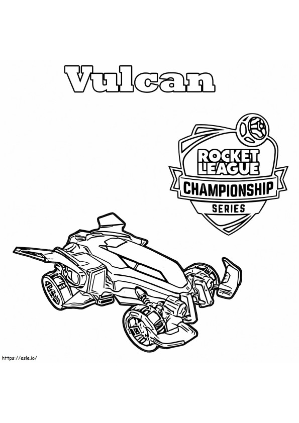 Vulcan-machine kleurplaat
