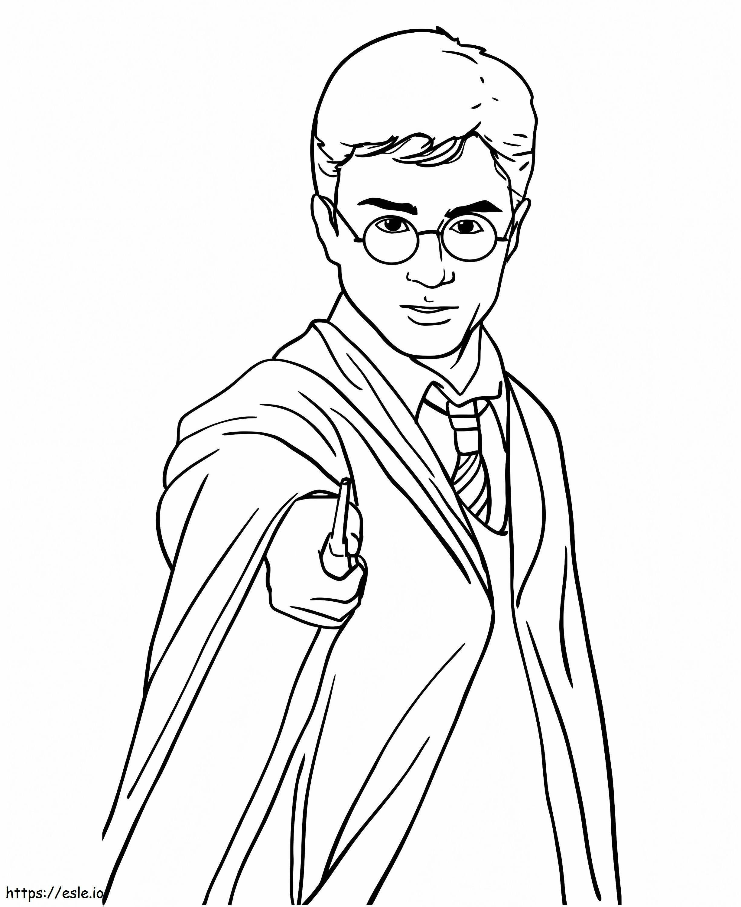 Basic Harry Potter coloring page