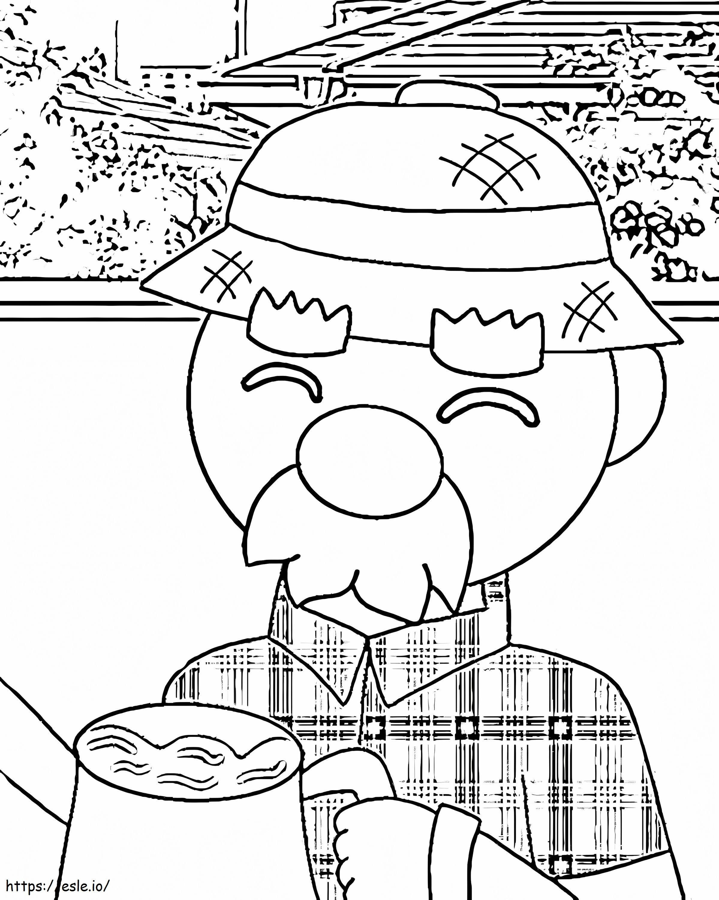 Gale Brawl Stars 7 coloring page