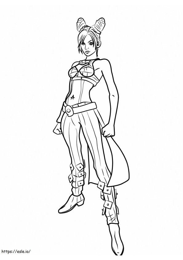 Jolyne Cujoh coloring page