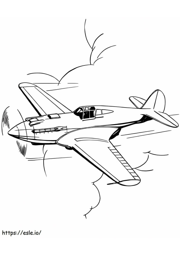 Simple Planes coloring page