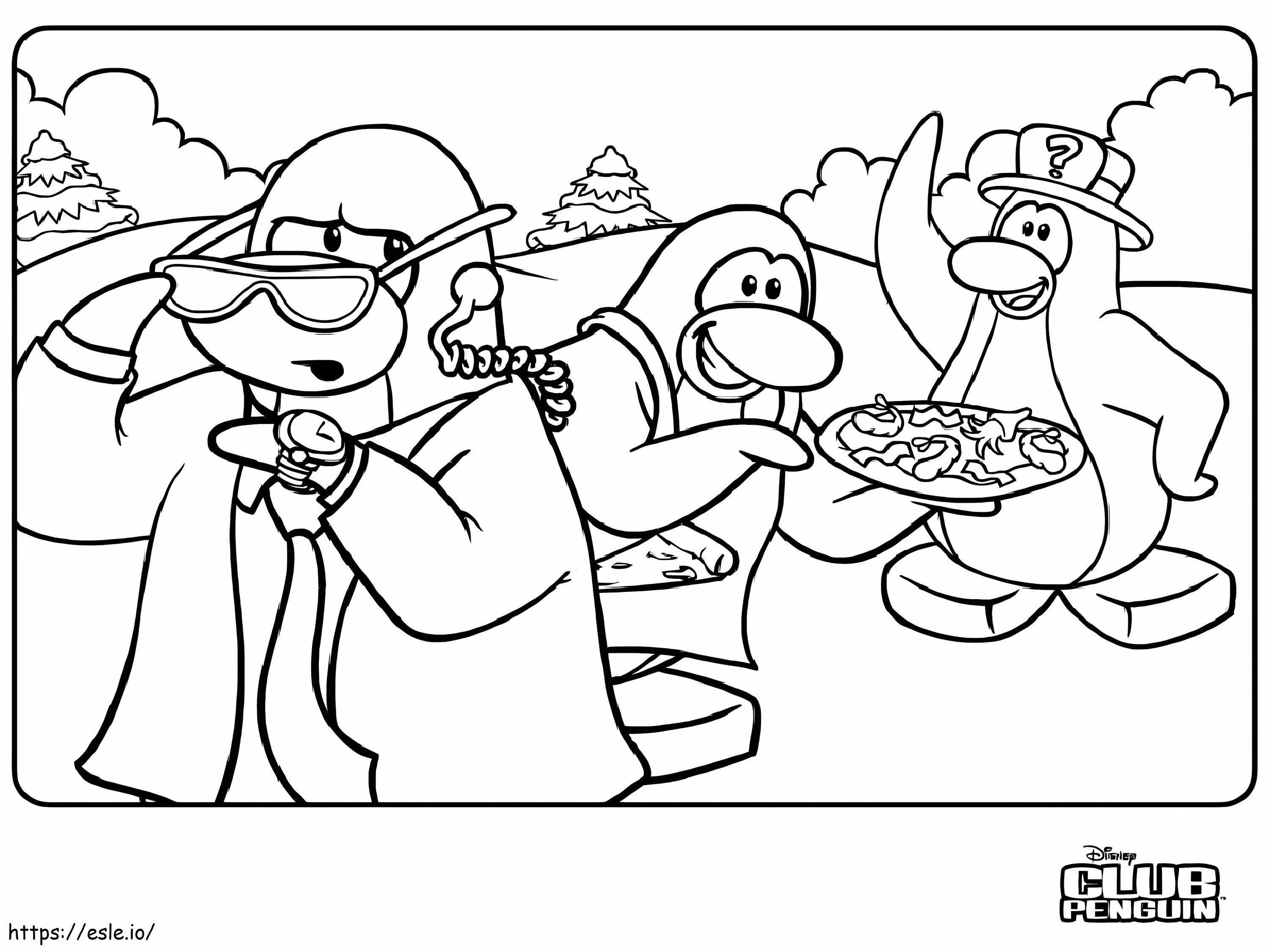 Club Penguin 8 coloring page