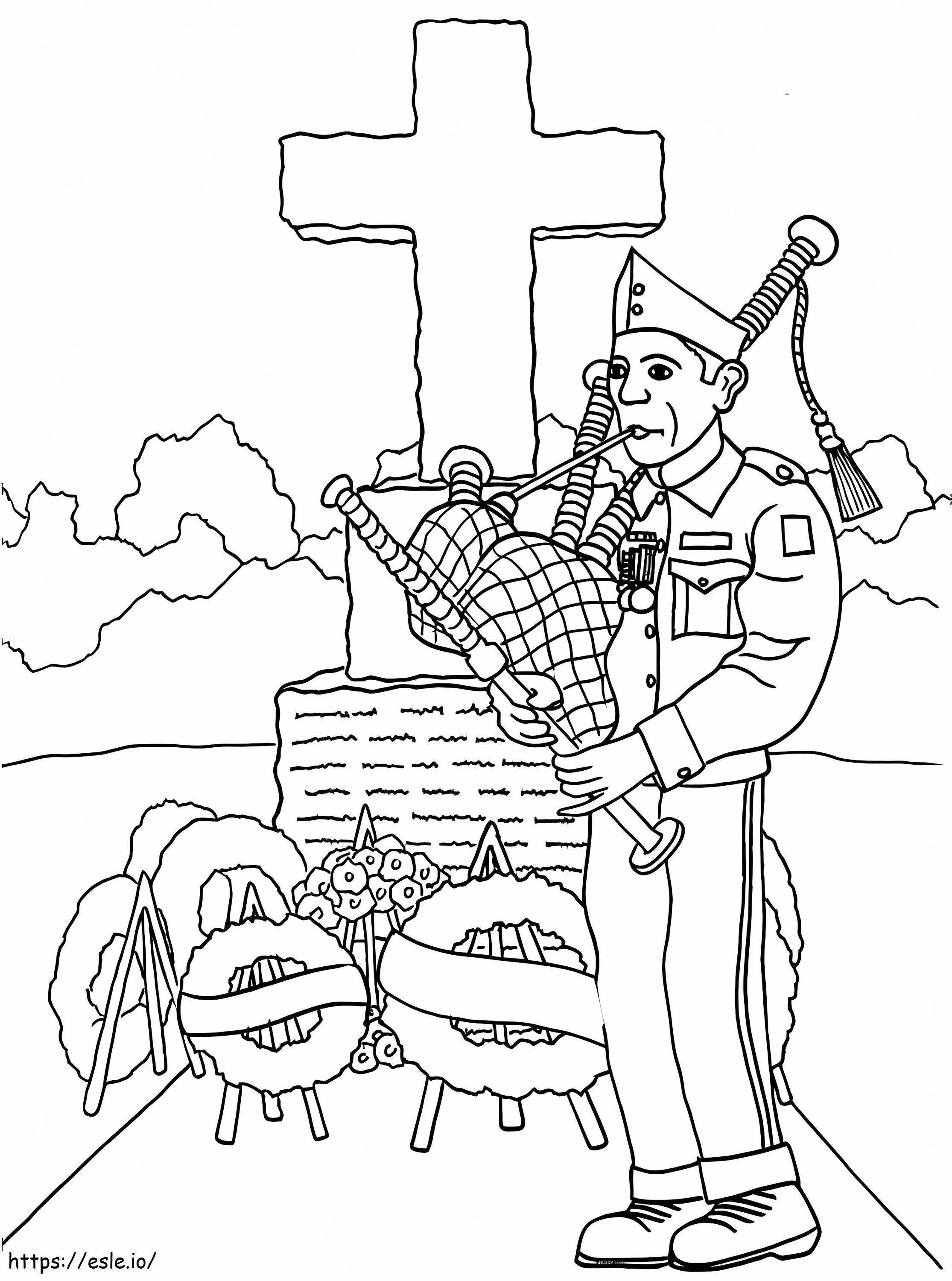 Happy Veterans Day 9 coloring page