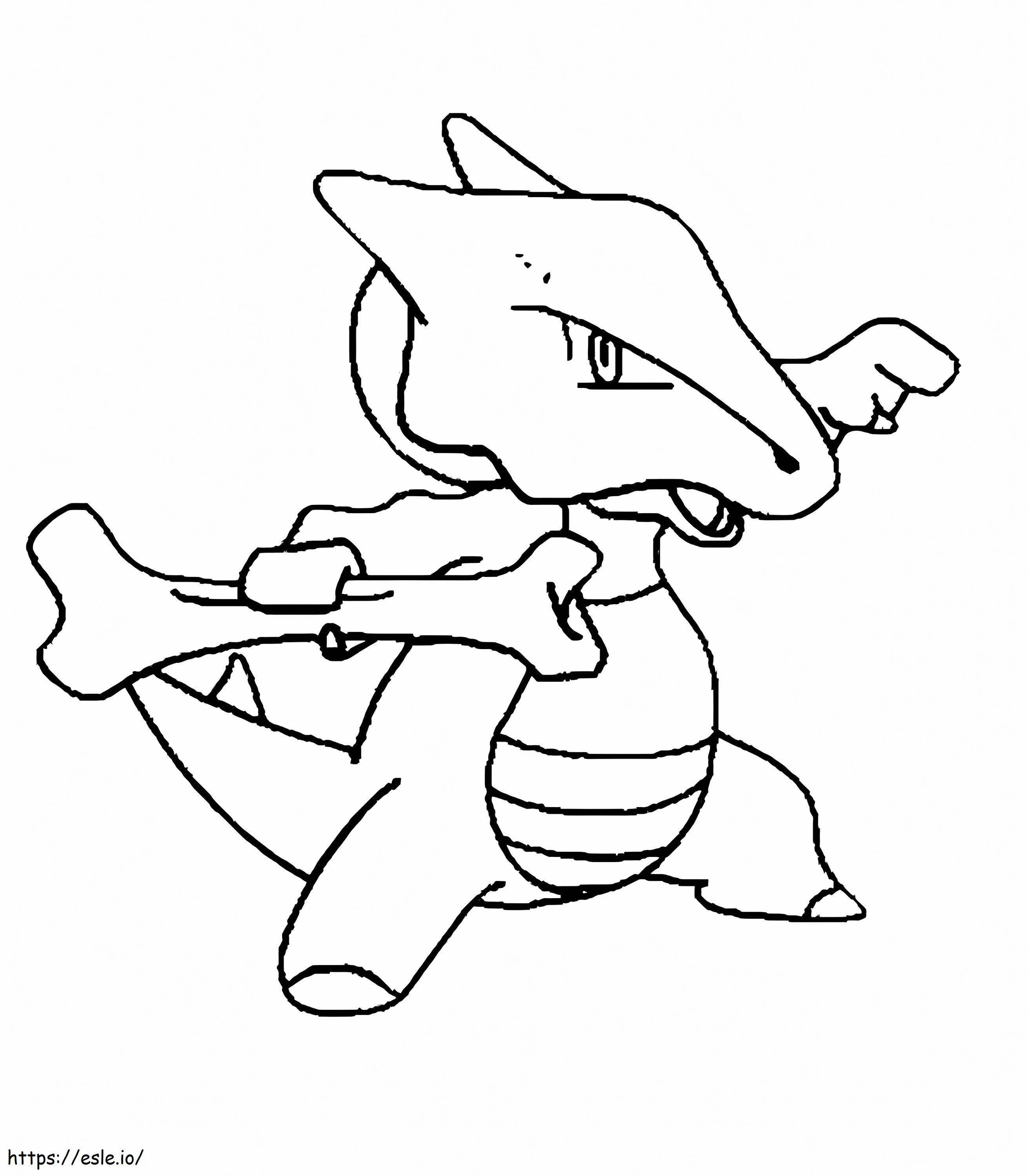 Marowak En Pokemon coloring page