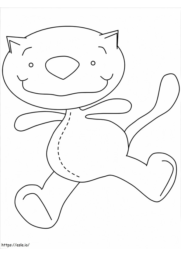 Cute Binoo coloring page