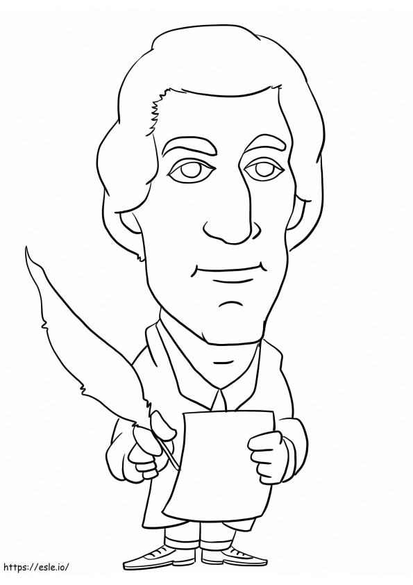 Andrew Jackson para impressão para colorir