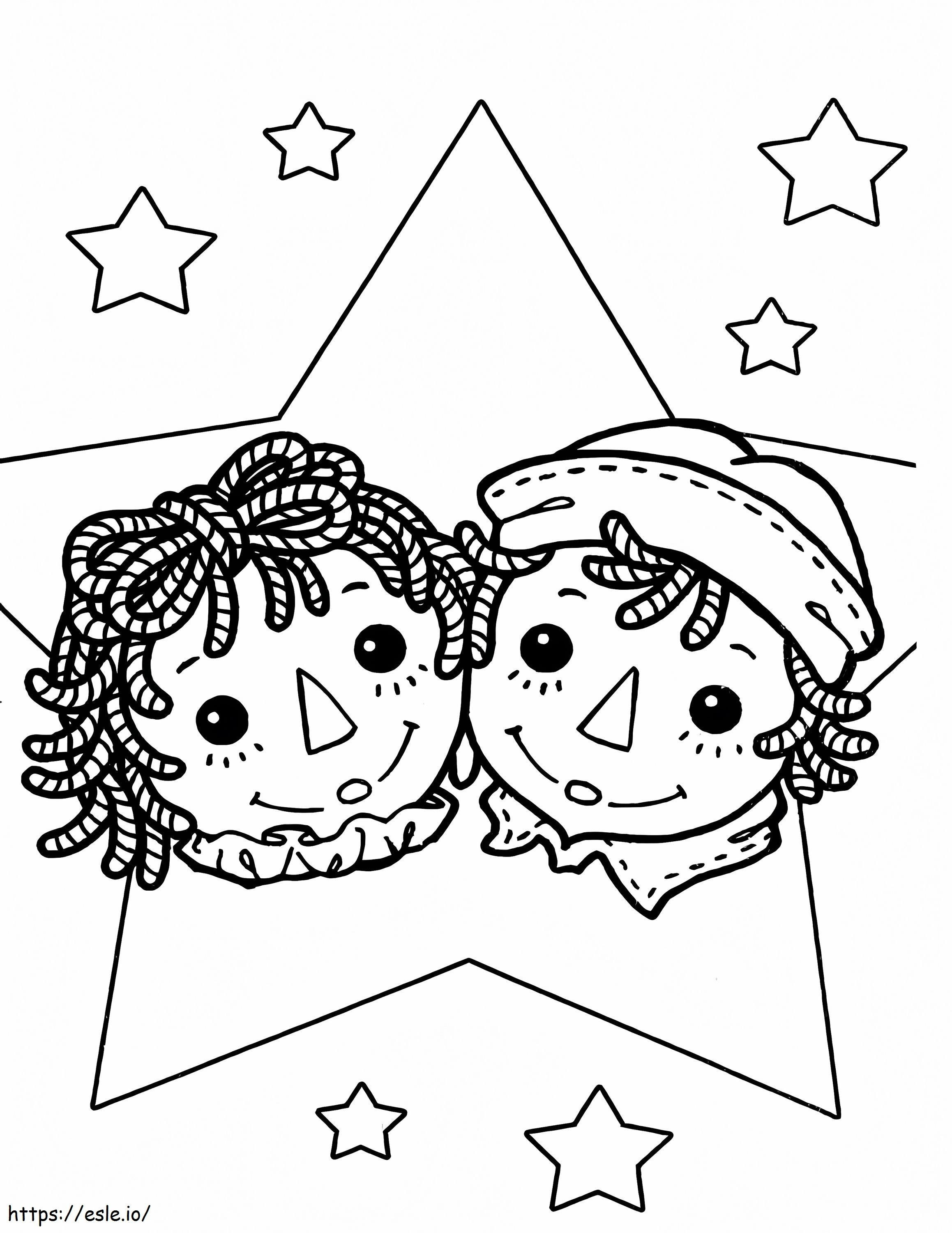 Raggedy Ann And Andy 4 coloring page
