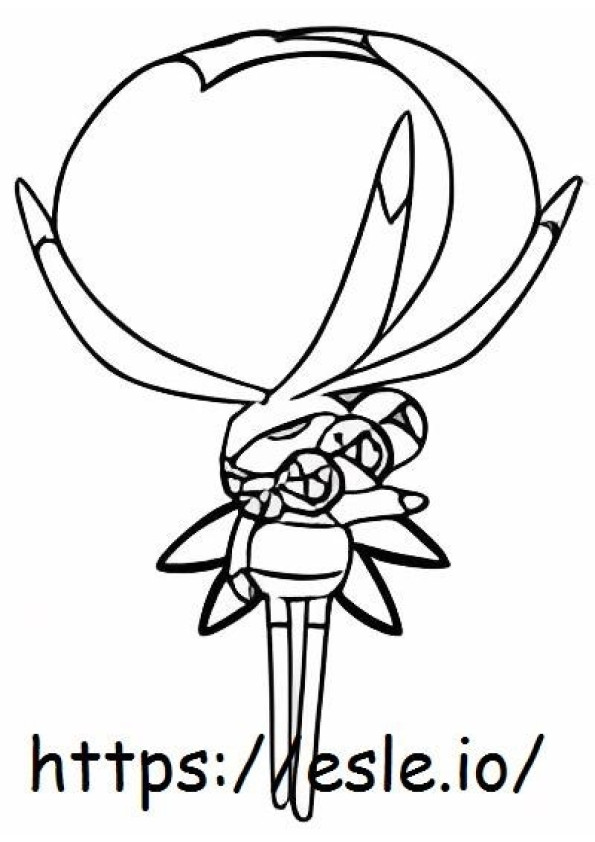 Calyrex coloring page