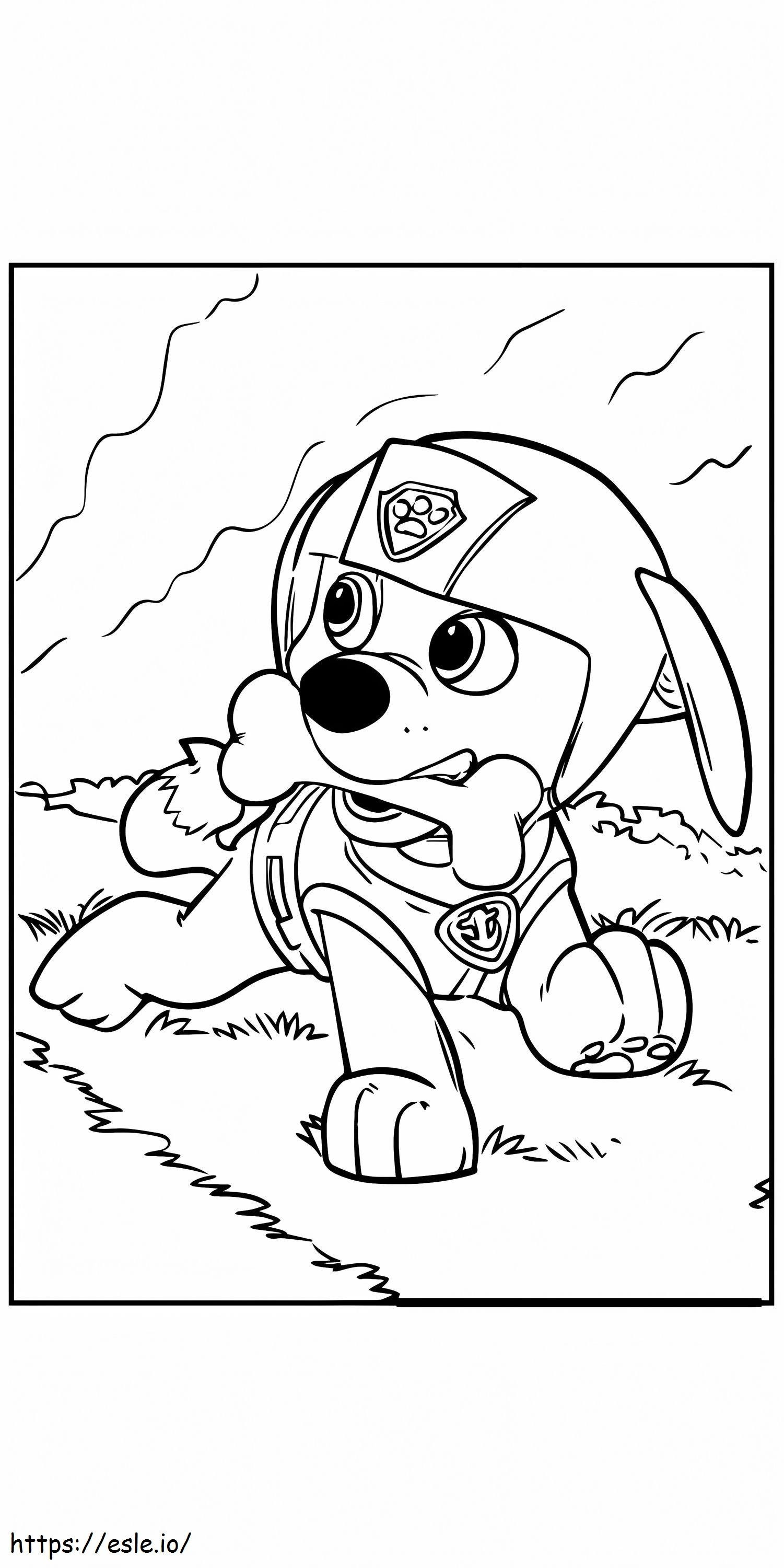 Paw Patrol Mighty Skye coloring page