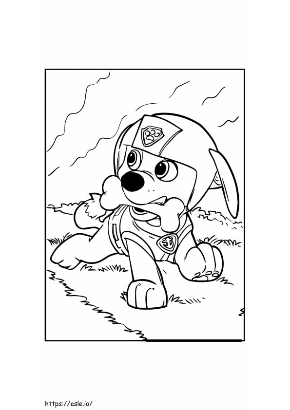Paw Patrol Mighty Skye coloring page