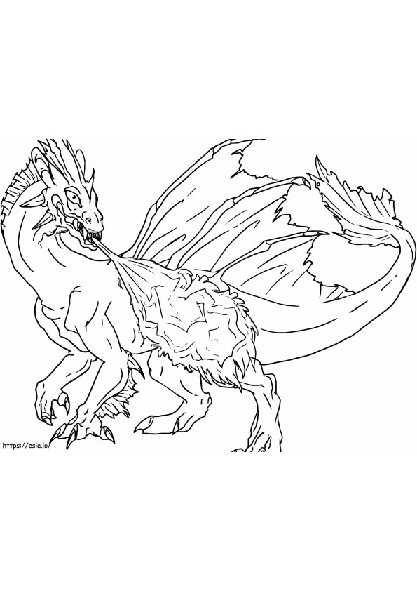Good Dragon coloring page