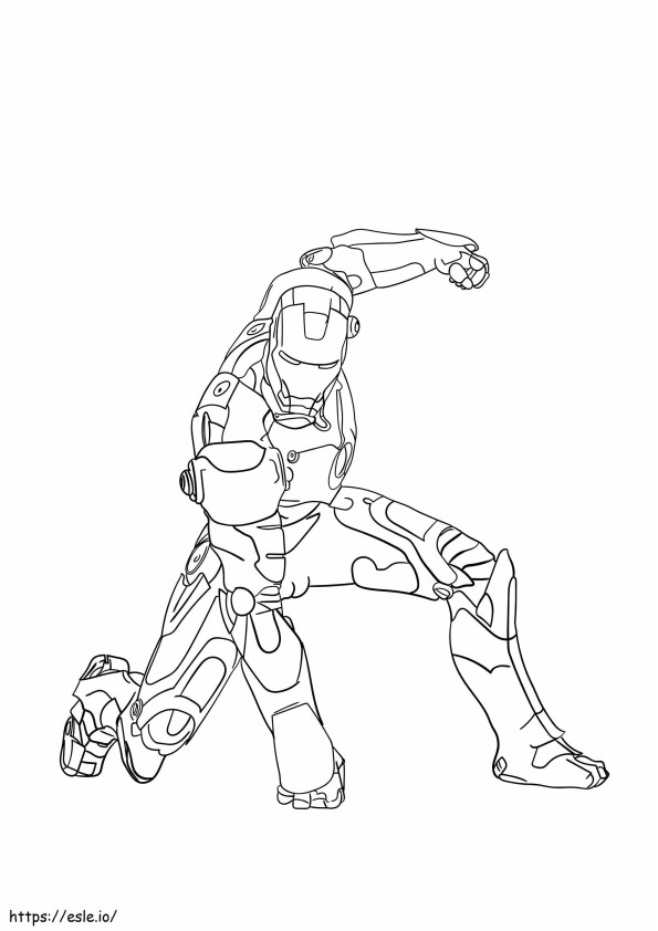 1526633409 Iron Man 17 A4 coloring page