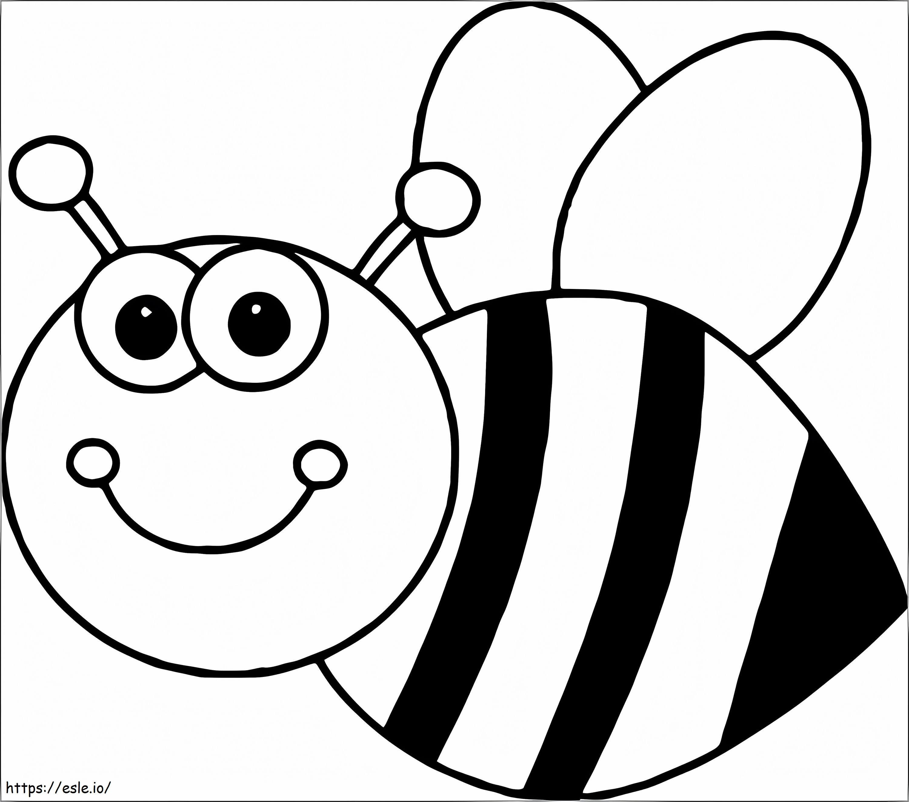 Awesome Bee coloring page