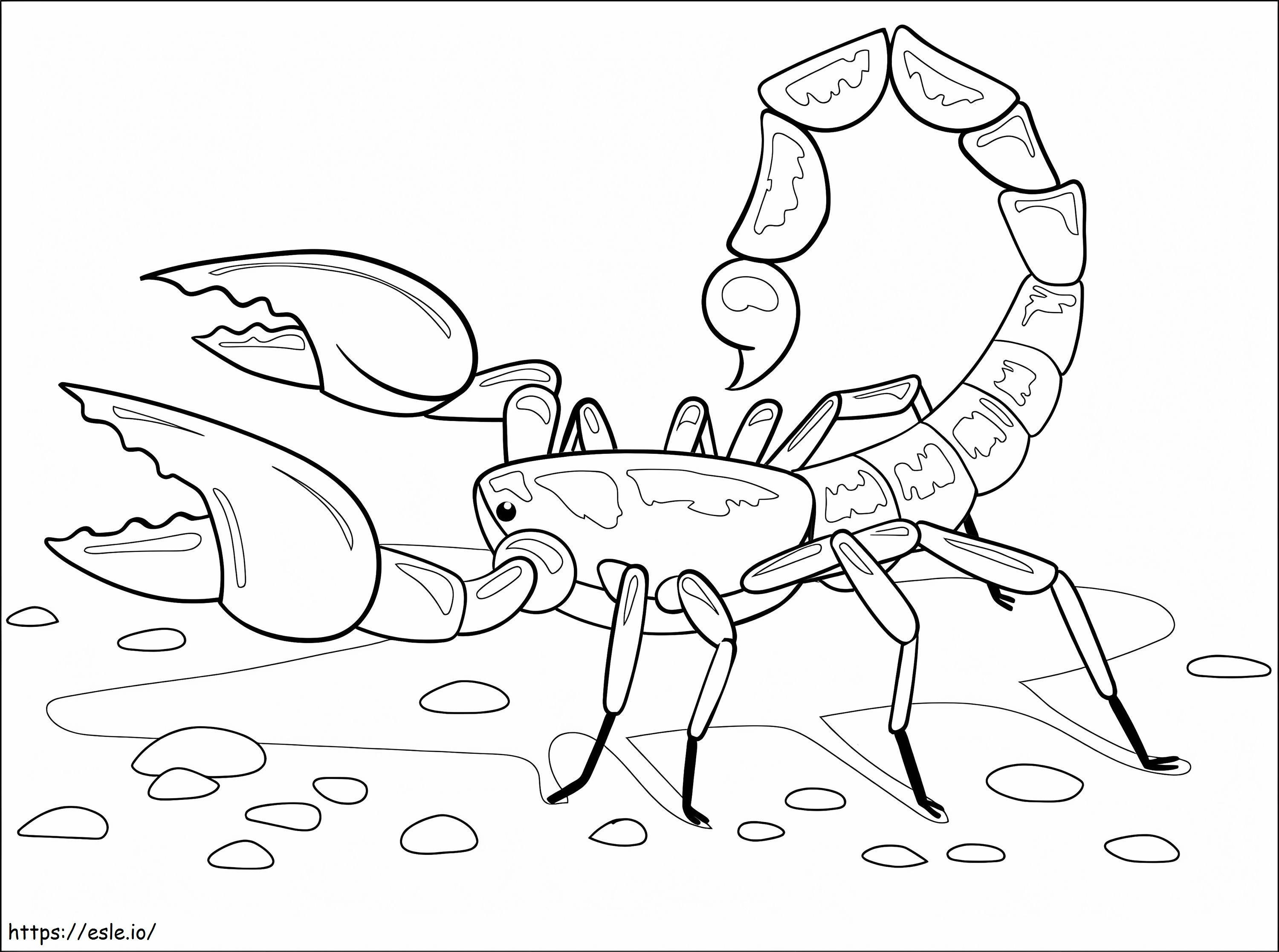 A Scorpion coloring page