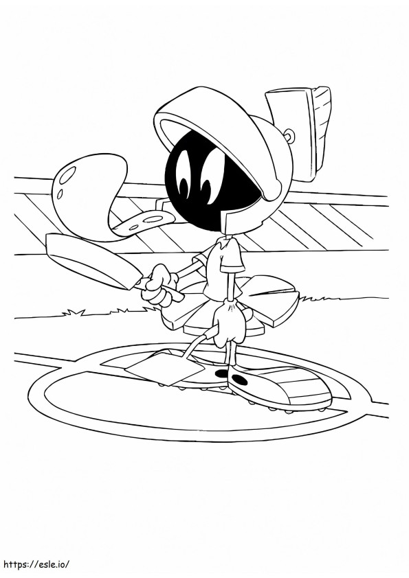 Marvin The Martian 1 coloring page
