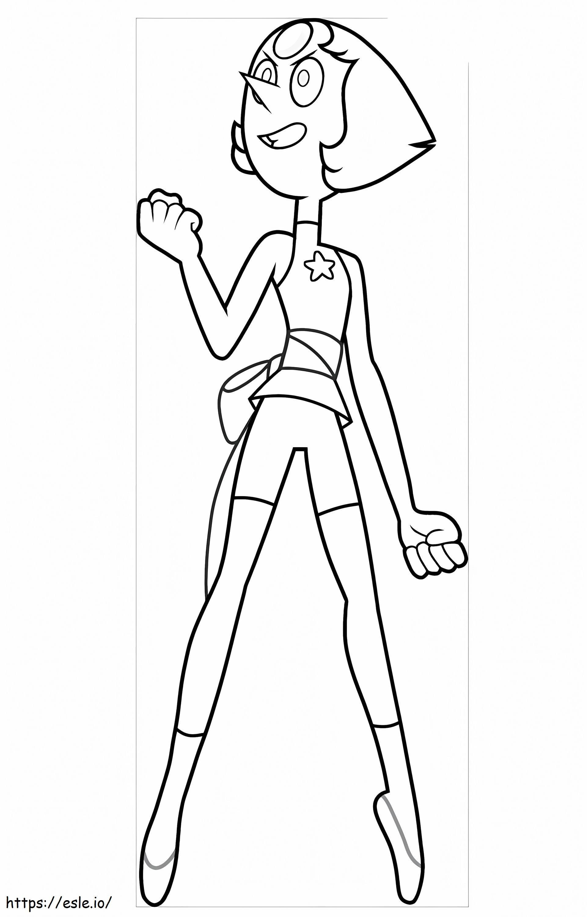 Steven Universe Pearl coloring page