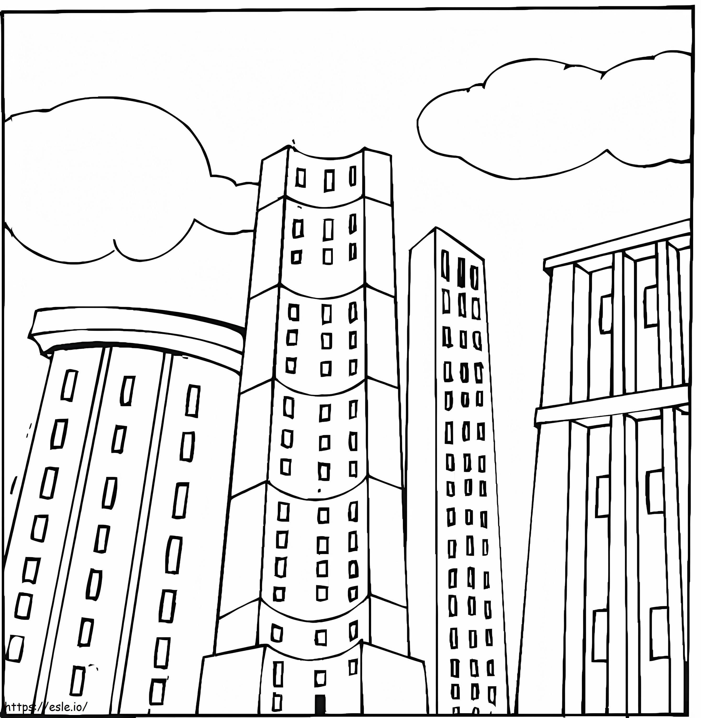 Penthouses coloring page