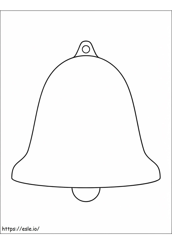 Easy Bell coloring page