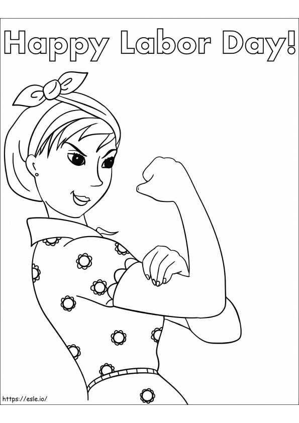 Labor Day 6 coloring page
