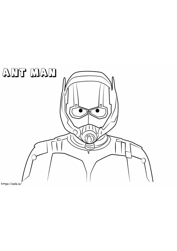Ant Man 5 coloring page