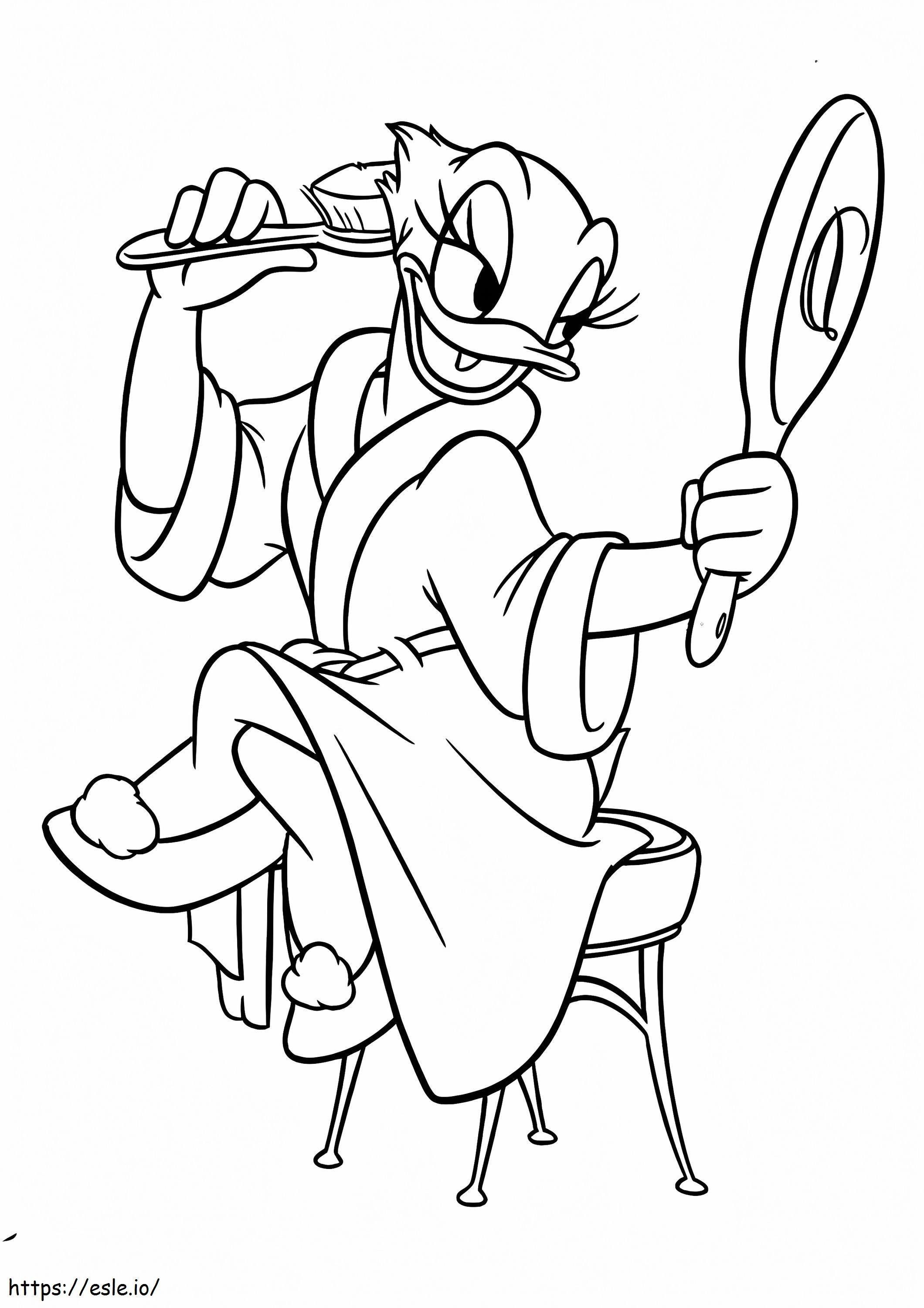 Daisy Duck Makeup coloring page