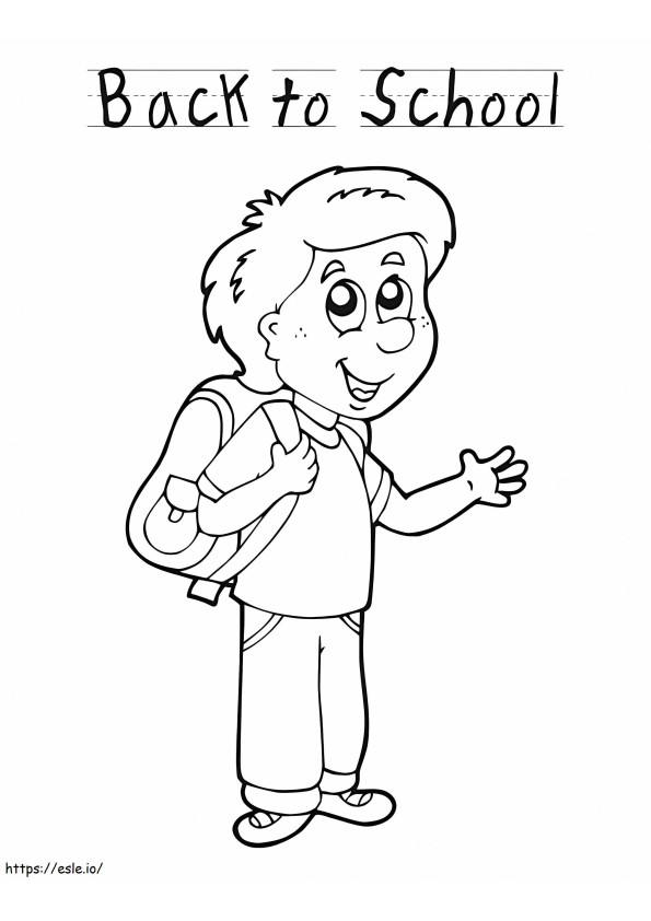 Free Back To School To Print coloring page