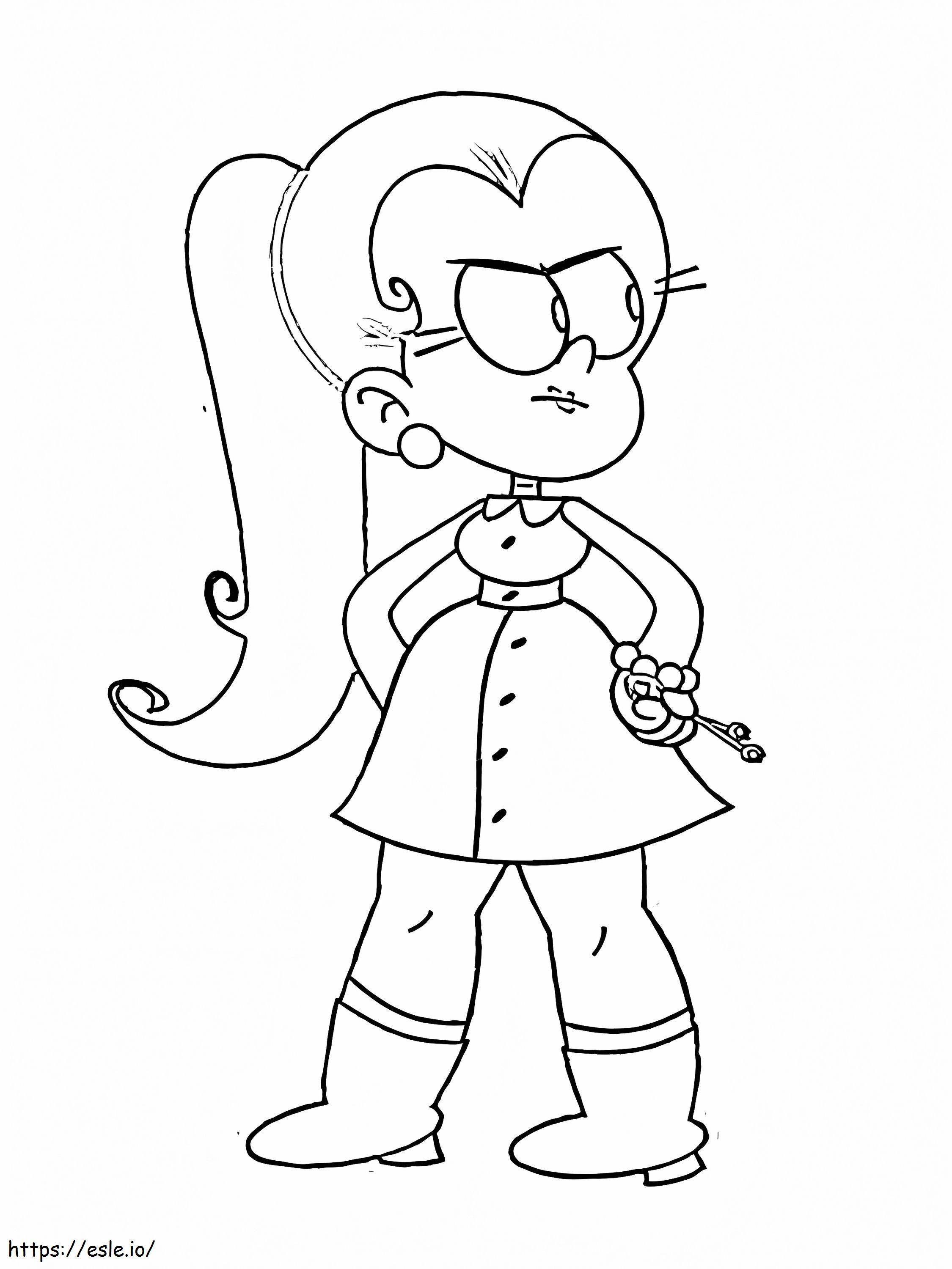 Carlota From The Casagrandes Coloring Page Carlota From The Casagrandes Coloring Page
