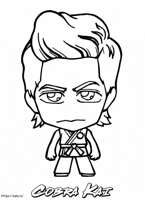 Chibi Miguel coloring page