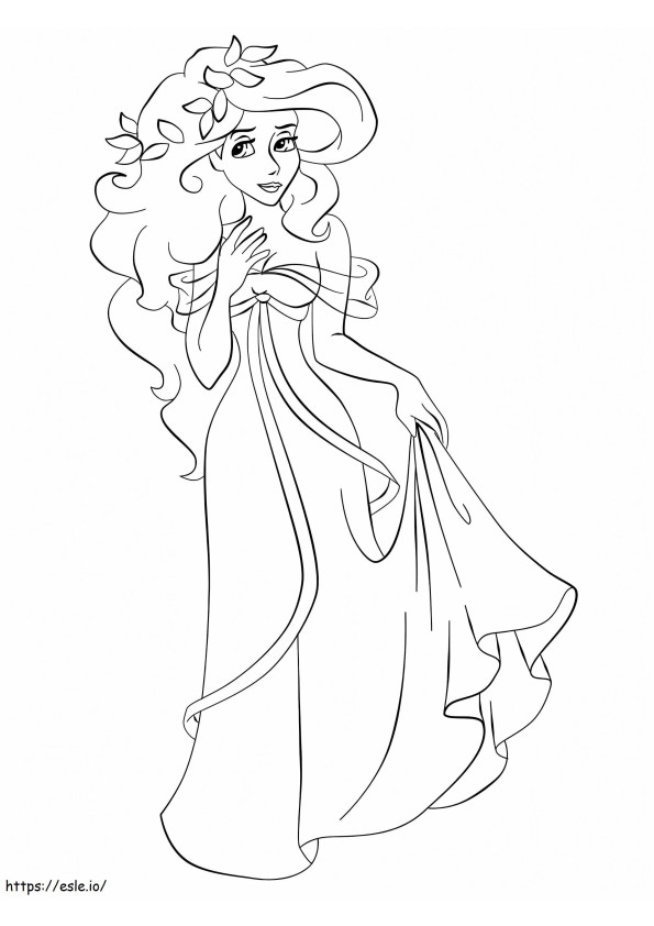 Disney Giselle coloring page