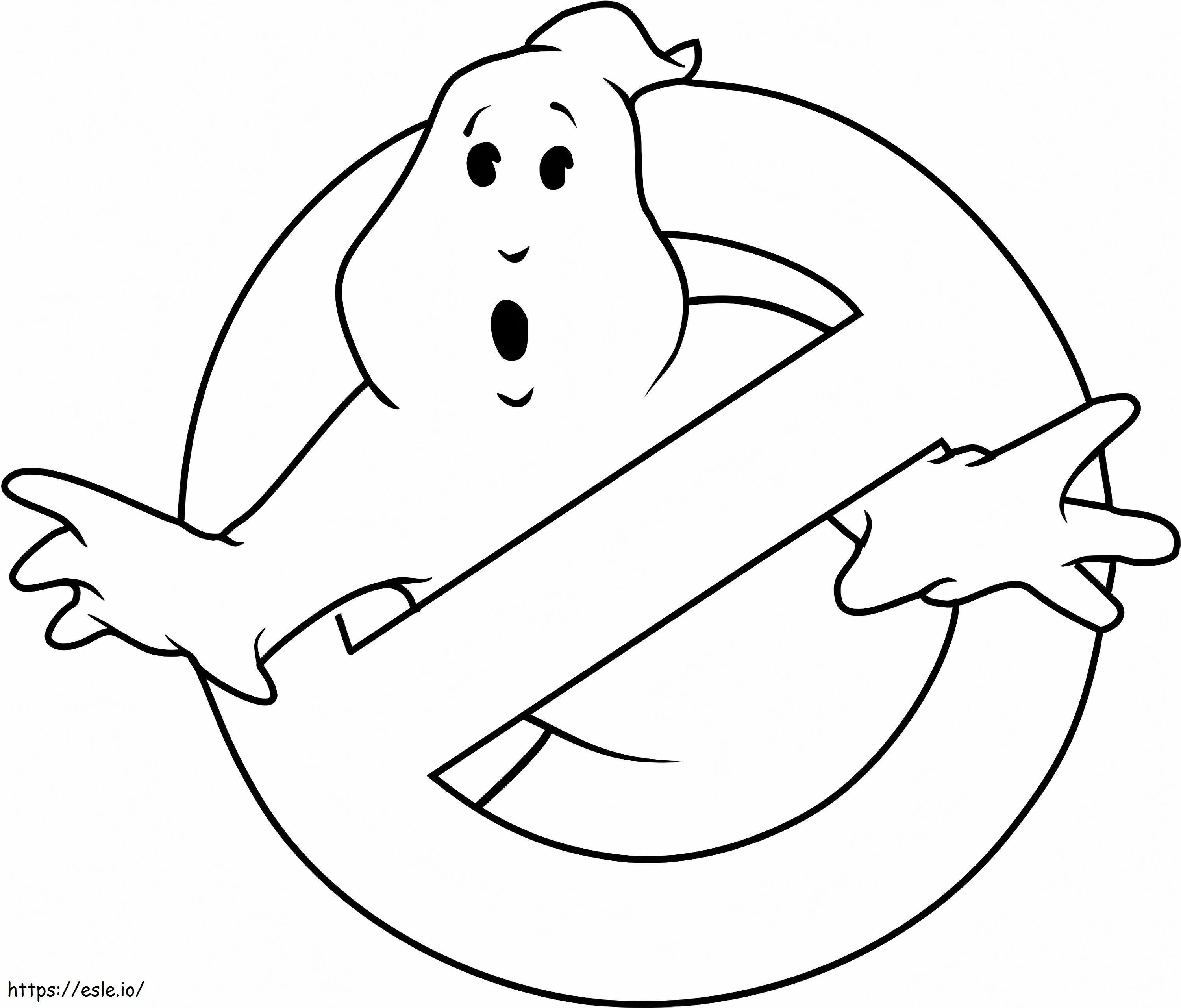 Ghostbusters-logo kleurplaat kleurplaat