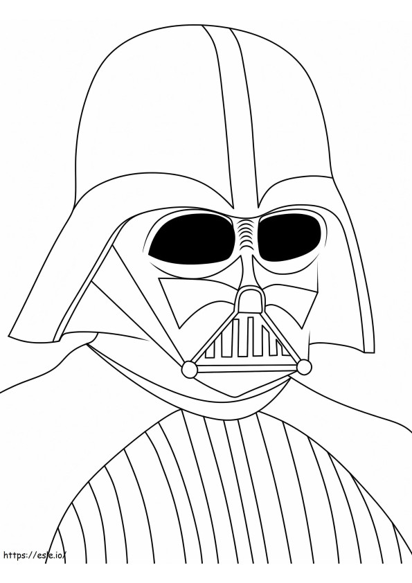 Darth Vader 2 coloring page