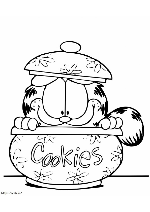 Garfield Is In The Scaled Jar
