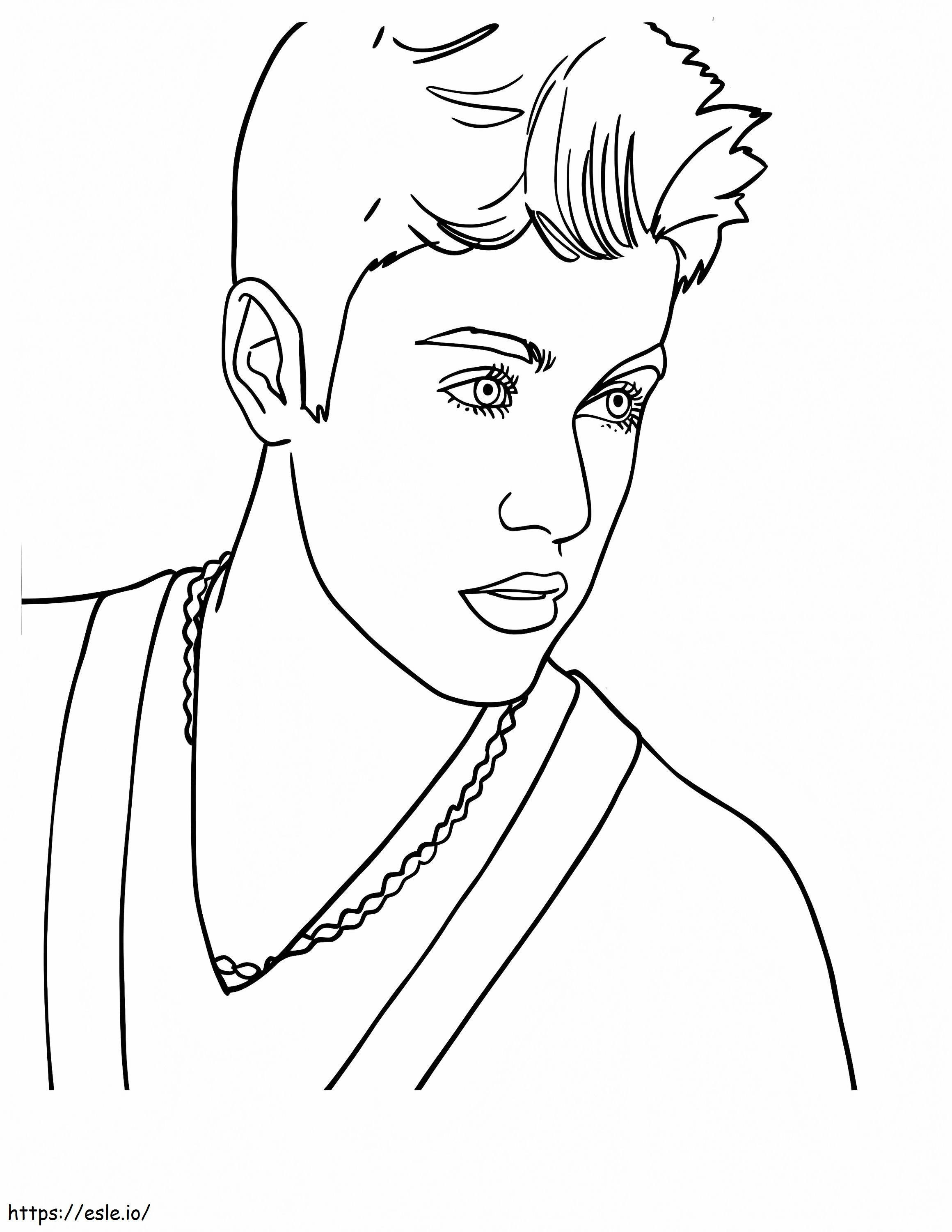 1541131259 Canadian Pop Singer Justin Bieber At Justin Bieber coloring page